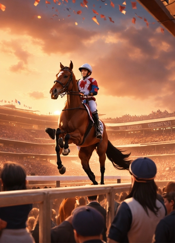 Horse, Cloud, Sky, Horse Tack, Halter, Saddle