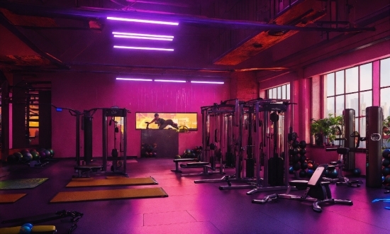 Crossfit, Purple, Building, Magenta, Flooring, Leisure