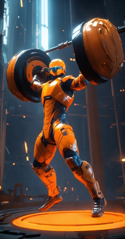 Light, Orange, Helmet, Bodybuilding, Competition Event, Engineering