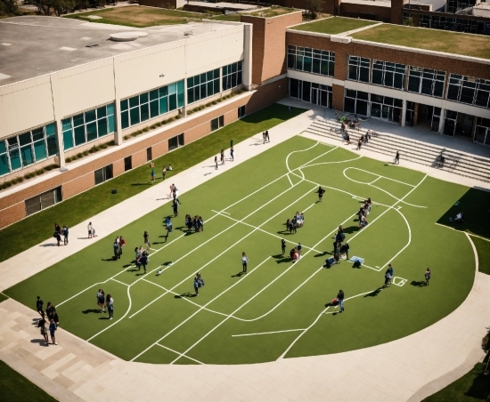 Field House, Sports Equipment, Player, Urban Design, Ball Game, Building