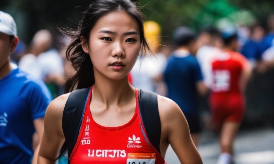 Chin, Sports Uniform, Active Tank, Photograph, Facial Expression, White