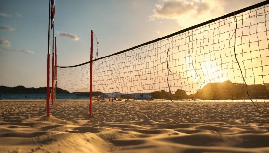 Cloud, Sky, Volleyball Net, Light, Net Sports, Body Of Water