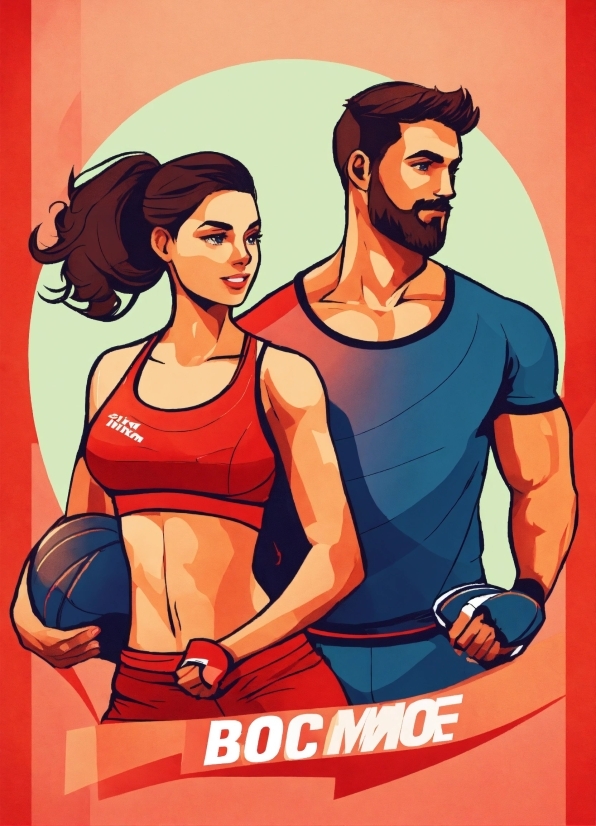 Cartoon, Muscle, Sleeve, Gesture, Art, Poster