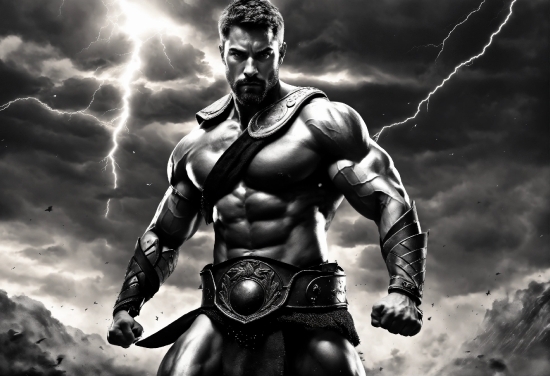 Muscle, Cartoon, Flash Photography, Bodybuilder, Hulk, Bodybuilding