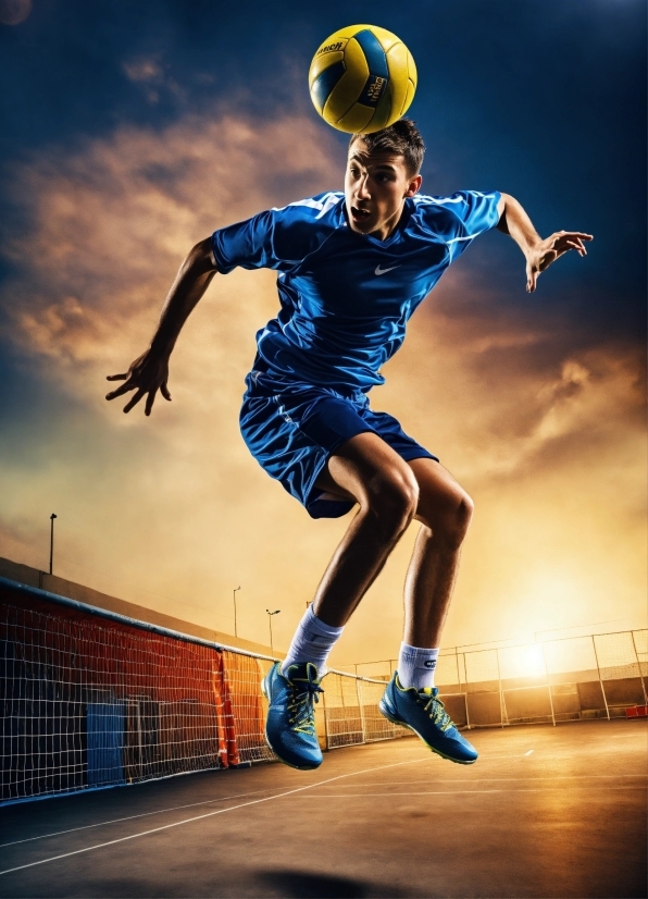 Sports Equipment, Light, Cloud, Flash Photography, Happy, Football