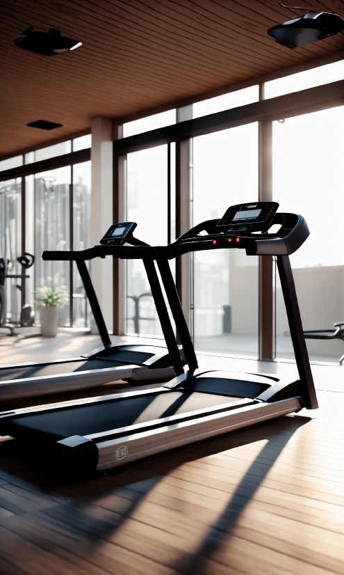 Treadmill, Wood, Fixture, Window, Architecture, Interior Design