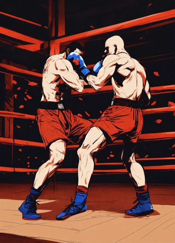 Footwear, Shorts, Muscle, World, Gesture, Striking Combat Sports