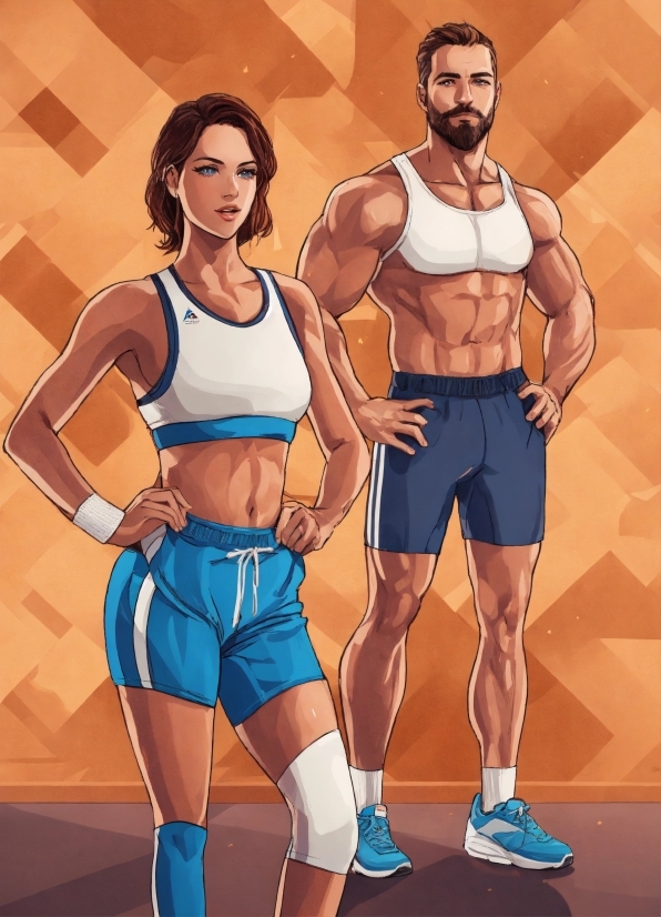 Joint, Arm, Shoulder, Muscle, Bodybuilder, Cartoon