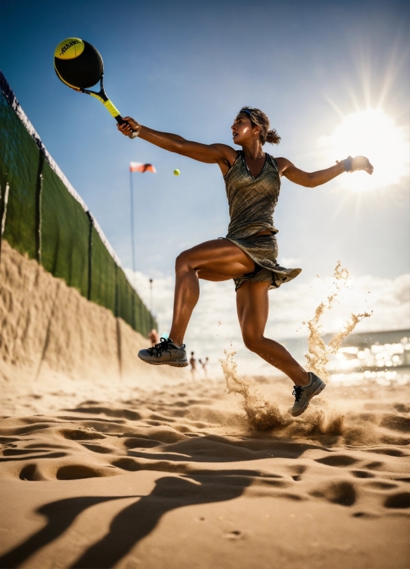 Sky, Playing Sports, Sports Equipment, People In Nature, People On Beach, Ball