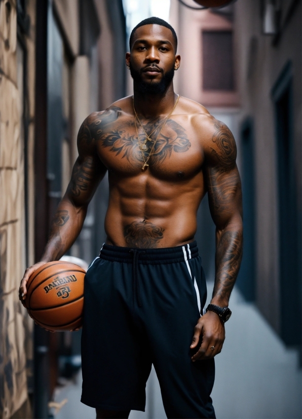 Joint, Bodybuilder, Shoulder, Basketball, Shorts, Muscle