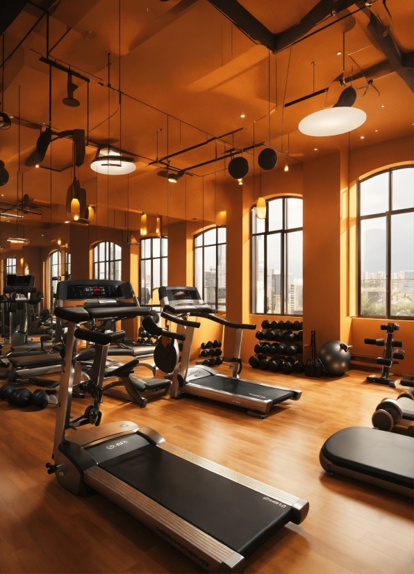 Property, Window, Exercise Machine, Interior Design, Treadmill, Floor