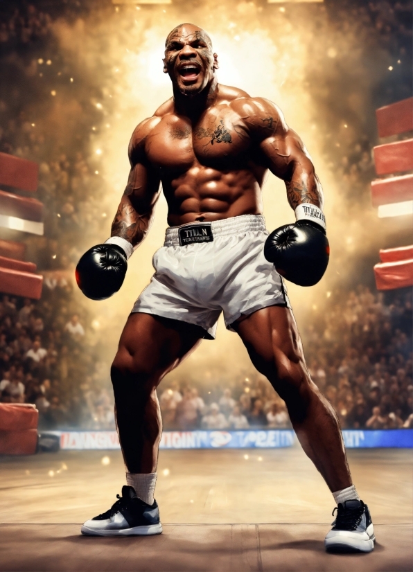 Shorts, Sports Equipment, Muscle, Bodybuilder, Boxing Glove, Combat Sport