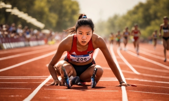 Footwear, Sports Uniform, Shoe, Arm, Track And Field Athletics, Muscle