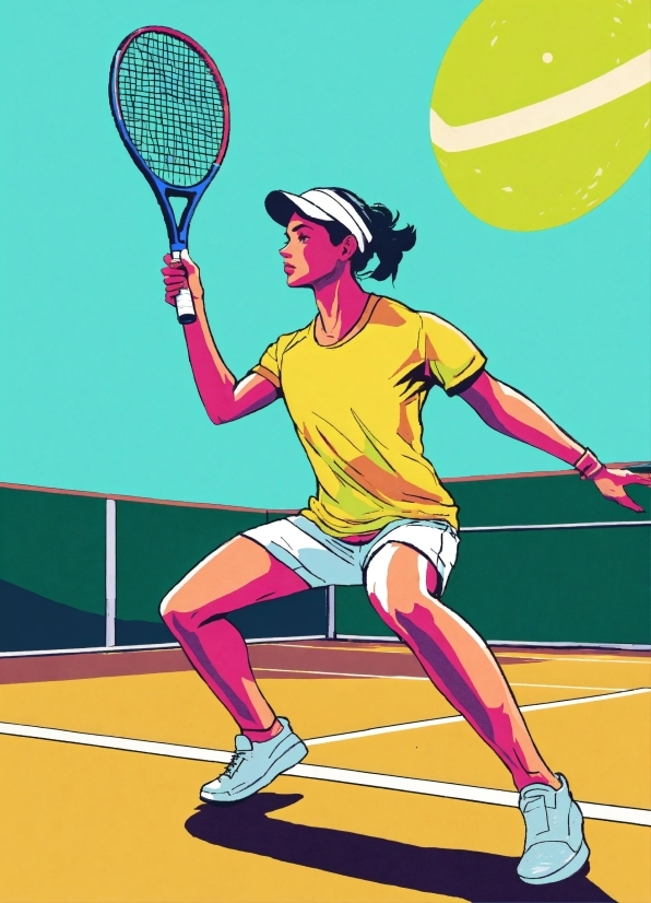 Playing Sports, Racketlon, Sports Equipment, Shorts, Strings, Tennis Player