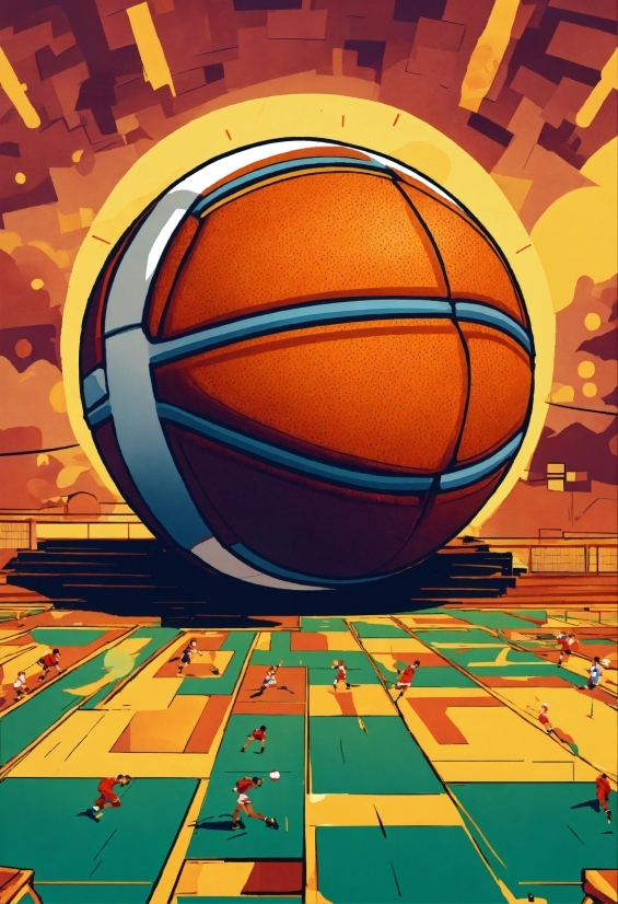 Basketball, Light, World, Sports Equipment, Ball, Art