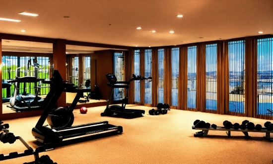 Property, Interior Design, Floor, Flooring, Comfort, Exercise Machine