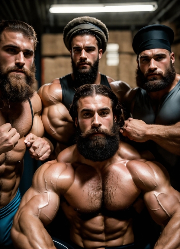 Muscle, Beard, Organ, Facial Hair, Eyewear, Chest