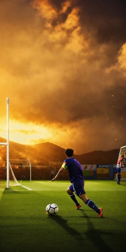 Cloud, Sky, Atmosphere, Sports Equipment, Soccer, Football