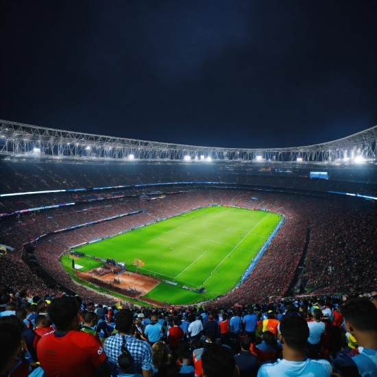 Atmosphere, Sky, World, Blue, Soccer, Grass